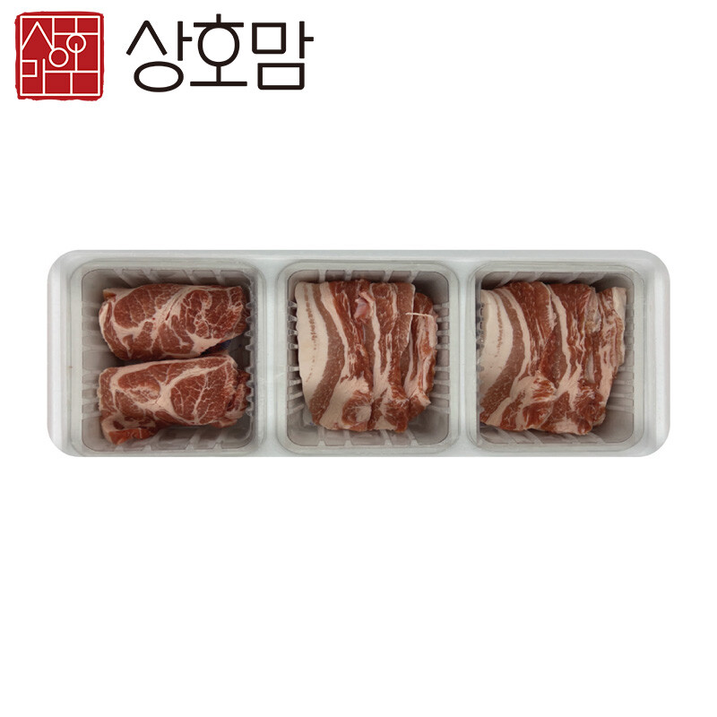 강원에살면돼지선물세트(삼겹살500g*2,목살 500g) 친환경무항생제100%